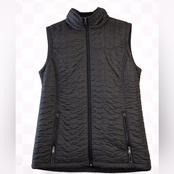 Free Country Jackets & Blazers - Free Country Black Quilted Sleeveless Vest